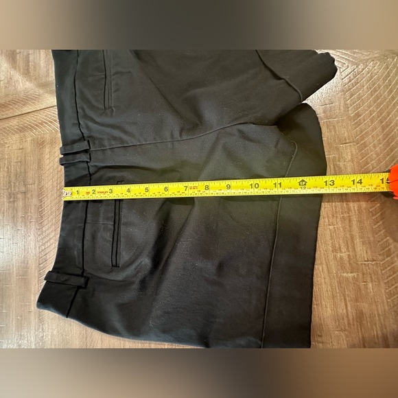 Mossimo Women's Black Cotton Stretch Cuffed Chino Short Shorts Size 8 - Picture 9 of 12